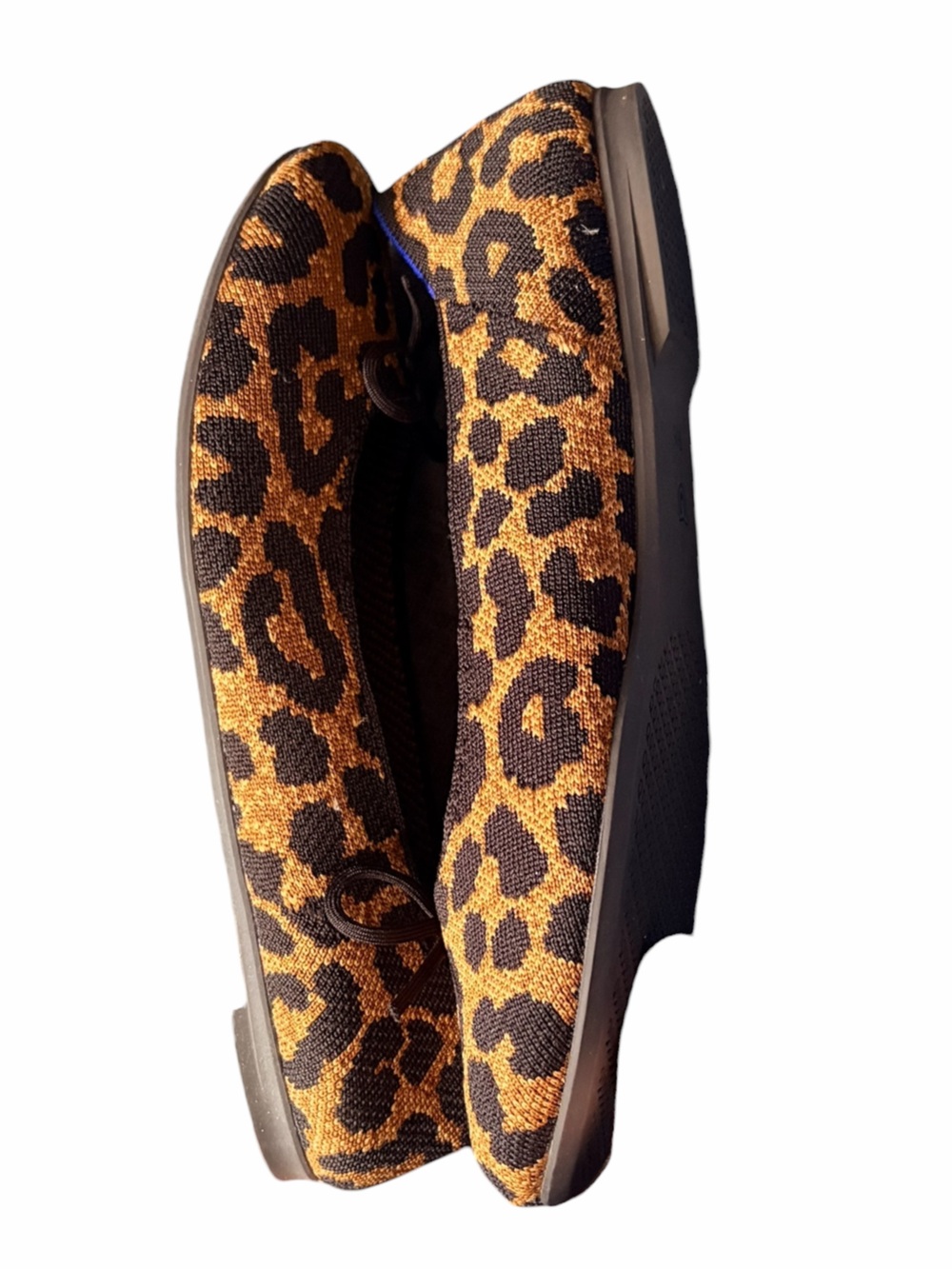 Rothy's Leopard Print Flats in Brown and Black - Picture 7 of 7